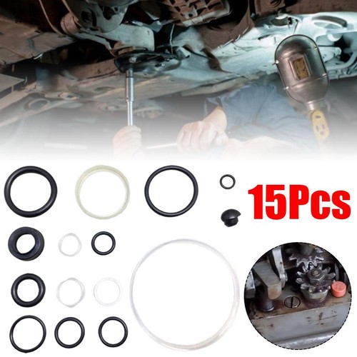 Hydraulic Jack Parts 15-Piece Floor Jack Seal Repair Kit For 3-Ton Horizontal Hydraulic Jacks - Complete O-Ring &amp; Seal Set 3 Ton Hydraulic Jack Repair Seals