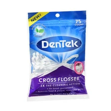 Cross Flosser Floss Picks 75 Count By Med Tech Products