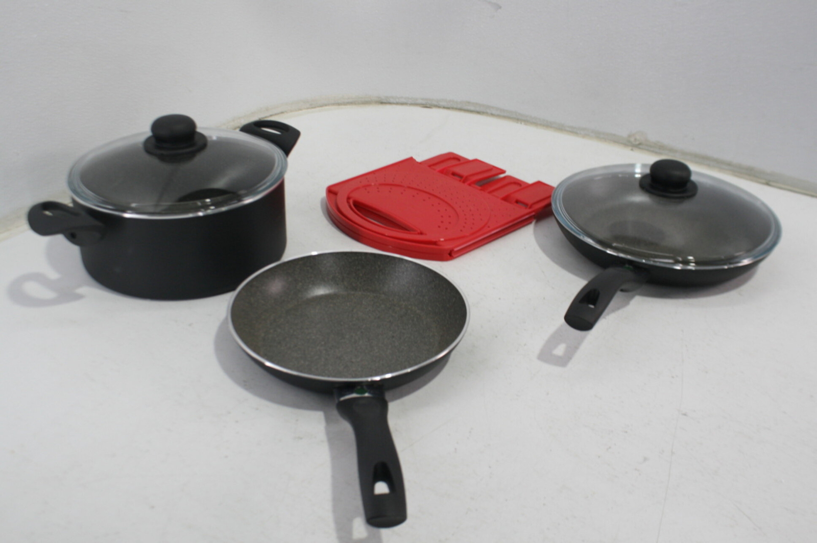 SEE NOTES BALLARINI 75002981 Matera Nonstick Cookware Set 8 Piece