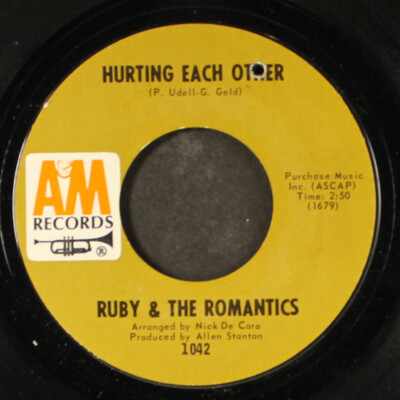 RUBY & ROMANTICS: hurting each other / baby i could be so good at lovin' you A&M