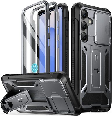 For Samsung Galaxy S25 Plus Case Poetic Built in Screen With Kickstand Cover
