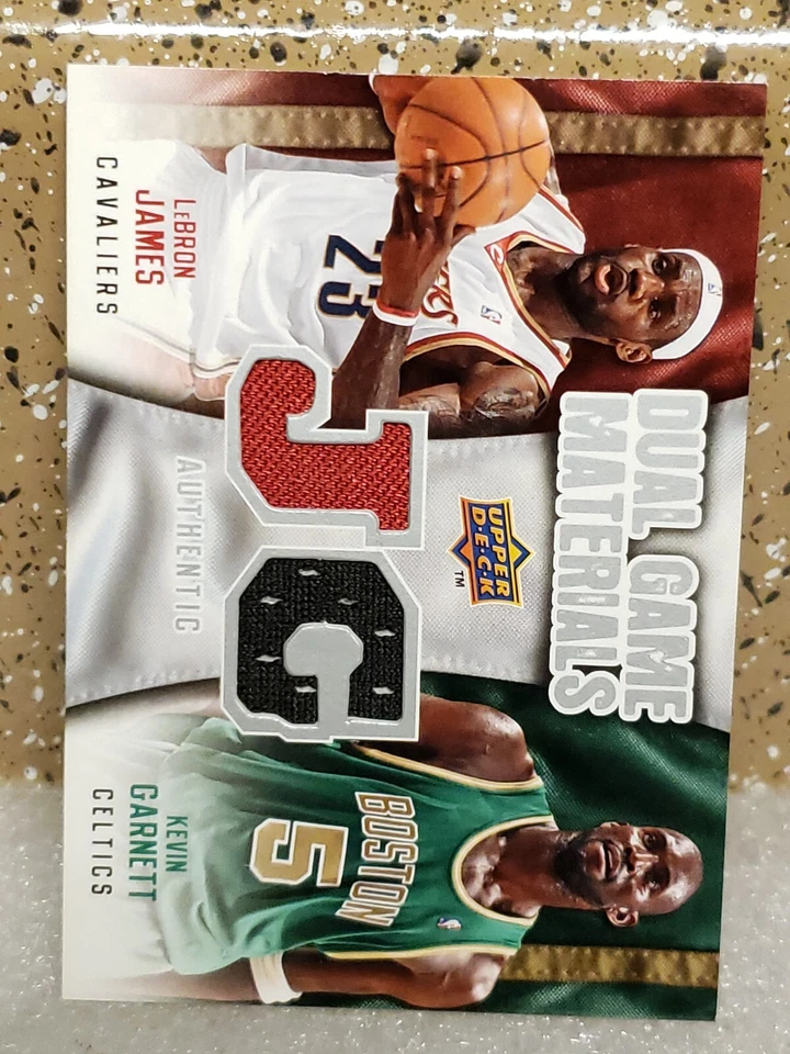 🤩LEBRON JAMES🤩K.GARNETT💥GAME-USED💥 🤩MATERIAL🤩CARD IS IN EX-MT CONDITION💥 - Image 3 of 4