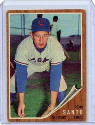 1962 Topps Ron Santo Chicago Cubs #170     F/G