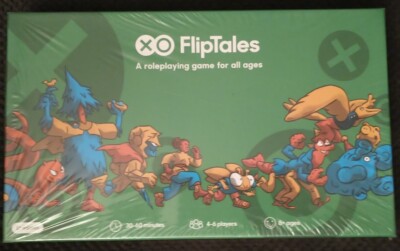 Flip Tales Board Game Flip Tales SW - Role Playing Adventure Game 4 to 6 Players