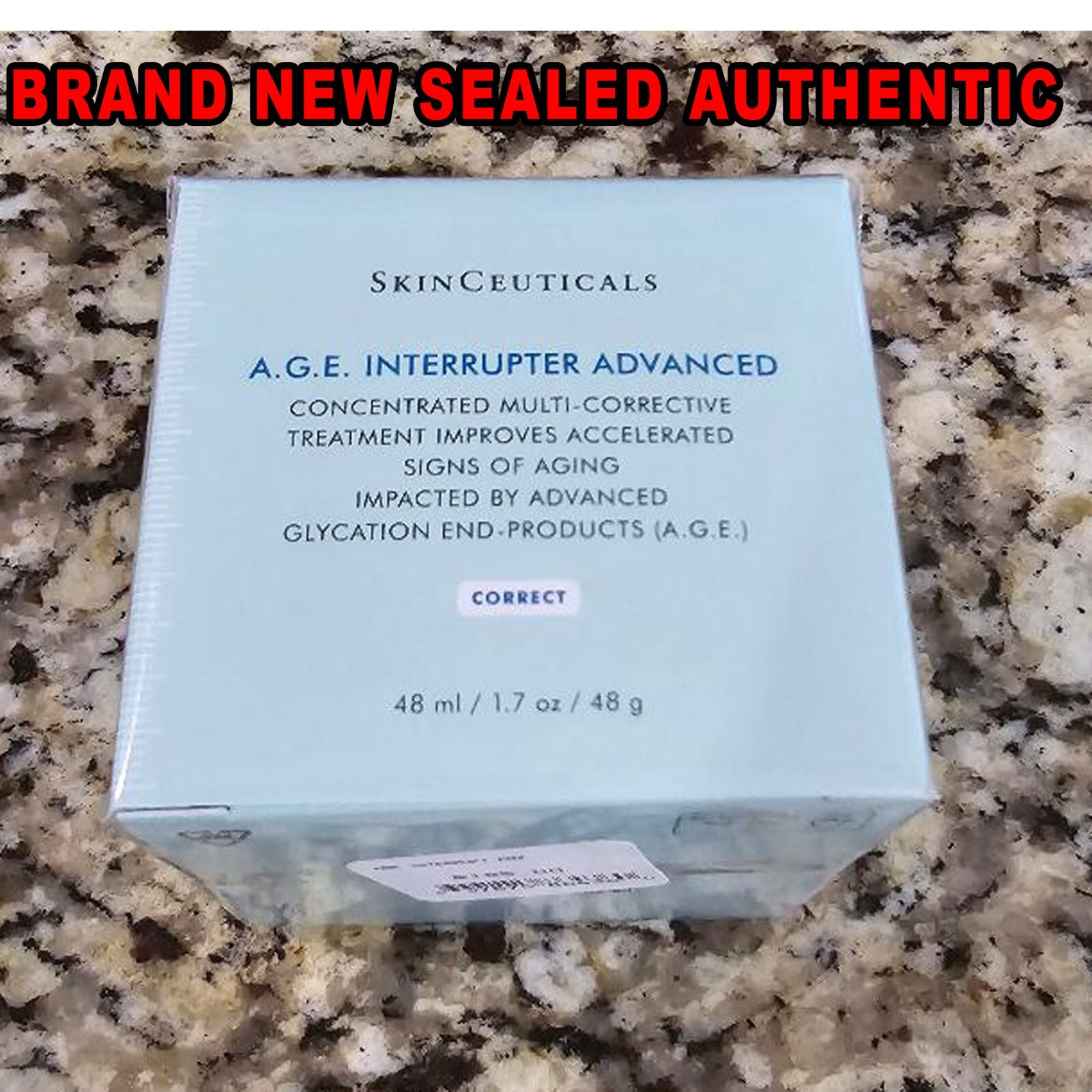 SKINCEUTICALS AGE INTERRUPTER ADVANCED FACE CREAM FULLSIZE 1 7Oz 48g Skinceuticals age interrupter advanced face cream fullsize 1 7oz 48g