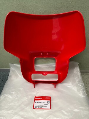 HONDA XR650 NEW GENUINE FRONT HEADLIGHT COVER VISOR *R134* 61140-MBN - Foto 6