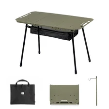 Tactical Camping Table with Adjustable Height, Collapsible Table Lightweight ...