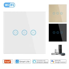 Tuya WiFi Smart Curtain Switch Roller Blinds Shutter Timer for Alexa Google New