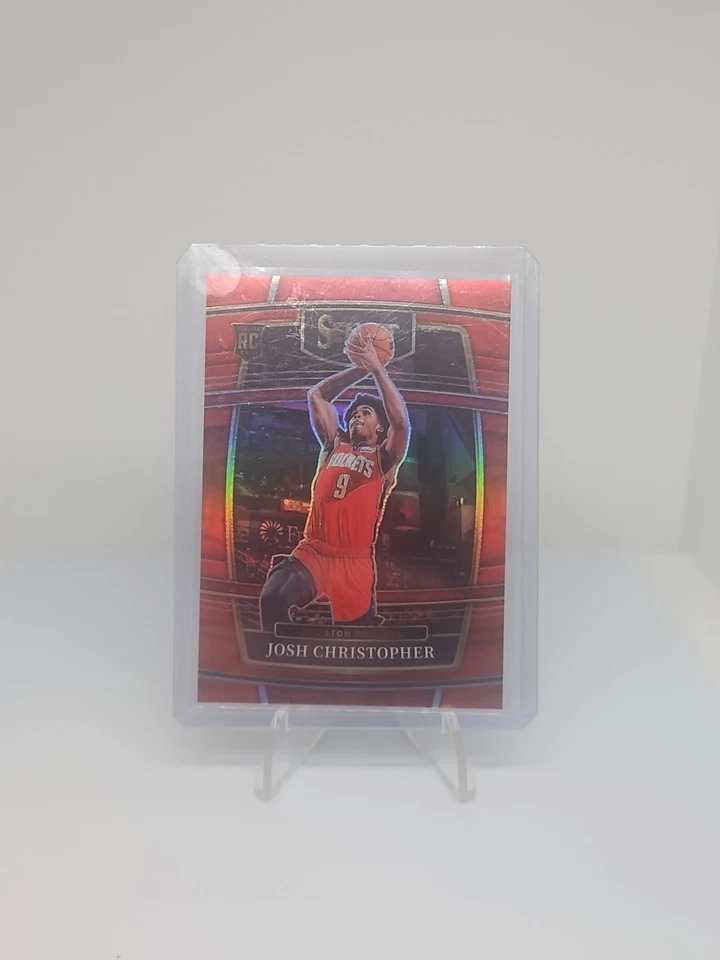2021-22 Panini Select - Josh Christopher #48 Red Prizm /199 (RC) Color Match - Image 2 of 4
