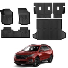Floor Mats Set Cargo Liner and Backrest Mat for for Chevy Chevrolet Equinox/G...