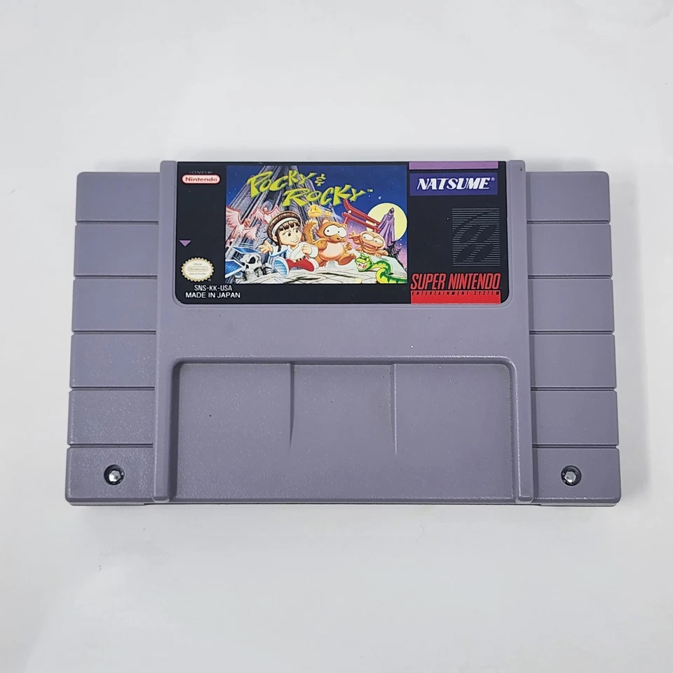 Pocky & Rocky (Super Nintendo SNES) Authentic & Tested - Image 2 of 4