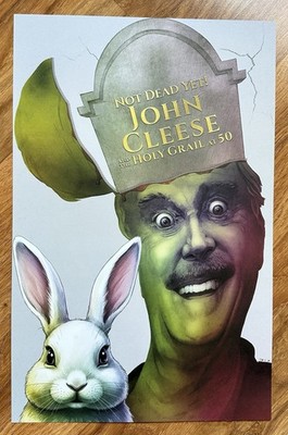 JOHN CLEESE 2025 MONTY PYTON AND THE HOLY GRAIL VIP Tour Poster 11x17 ...