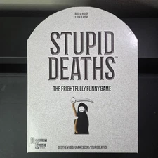 2020 University Games STUPID DEATHS Frightfully Funny Game Open Box