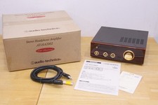 AUDIO-TECHNICA AT-HA2002 Stereo Headphone Amplifier Audio Works Tested MG01 7.5