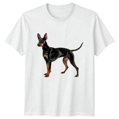 Manchester Terrier Hund Grafik T-Shirt Hunderasse Geburtstag Geschenk für Sie und Ihn