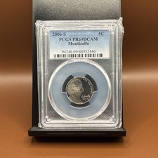 2006-S PCGS PR69DCAM Monticello Jefferson Nickel Proof 5C - Beautiful Proof Coin