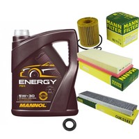 Mann Inspektionspaket 5L Mannol Energy 5W-30 FüR Ford Mondeo III Turnier 1.8 Sci