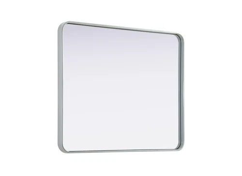 Elegant Lighting MR8A3036 Remy 30"W x 36"H Rectangular Flat - Silver - Picture 4 of 12