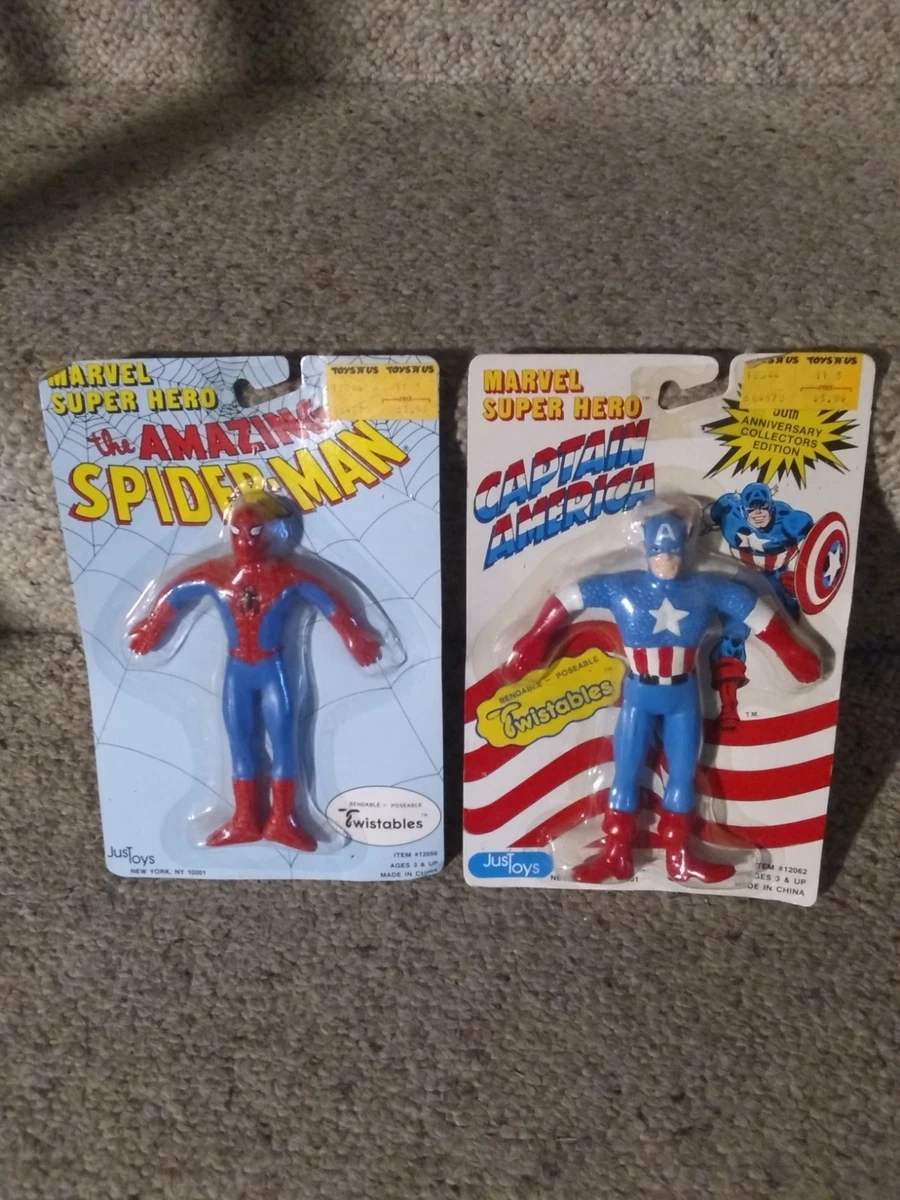 Spider-Man Comic Book Heroes Action Figures 1989 Year Manufactured