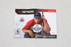 Tiger Woods PGA Tour 2004 Nokia N-Gage Complete CIB Good Condition! NICE!