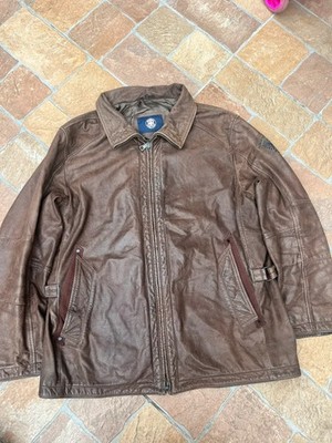 Strellson Swiss Cross Jacke ''Bundeseigentum'' Echtleder - Größe 52