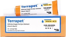 Pet Eye Care Ointment for Dogs, Cats, Cattle, Sheep, Horse, Bird 5 gr, 1 tube