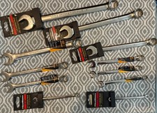 Gearwrench 11 Piece Sae 6 Point Open End Wrenches - New With Tags