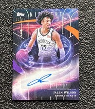 Jalen Wilson #’d /75 *Stroke of Midnight •Dusk* 2025-26 Topps Midnight #SM-JW