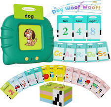 Toddler Toys Talking Flash Cards for 1 2 3 4 5 6 Year Old Boys and Girls, Autism
