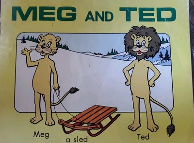 1979 Modern Curriculum Press Primary Readers - Meg And Ted  Short  E Book 10