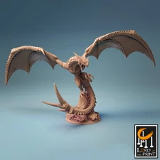 Wyvern miniature - rescale miniatures - DnD miniatures - Role Playing Game - Ta