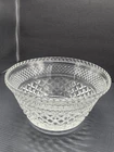 Vintage Wexford Anchor Hocking clear glass serving bowl 9.5”W x 5”D**64-2