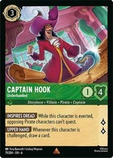 x1 Captain Hook - Underhanded - 71/204 - Rare Lorcana DLC06 Azurite Sea M/NM