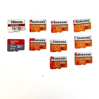 Samsung SanDisk Toshiba Micro SD Card 32GB 16GB MicroSDHC Choose Your Own Used
