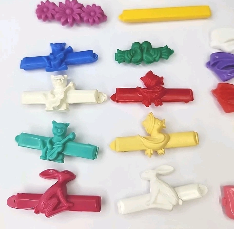 Lote De Colección De 31 Pinzas De Pelo De Niña Años 80 Años 90 Foto 3 de 4