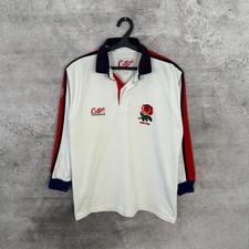 ENGLAND 1993/1995 RUGBY UNION SHIRT COTTON TRADERS NATIONAL TEAM JERSEY SIZE L