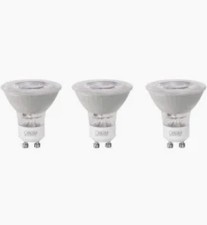 3 Feit 4W LED GU10 MR16 Bulb - 35W Equivalent, 3000K Bright White