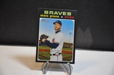 2020 Topps Heritage baseball cards #150 Shane Greene Atlanta braves mlb
