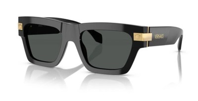 New Versace Women's Sunglasses VE4464F GB1/87 Black/Dark Grey 55mm