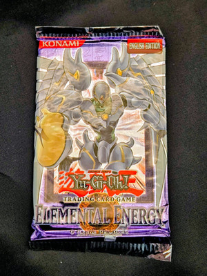 YuGiOh '' ELEMENTAL ENERGY'' Factory Sealed Booster Pack English Edition