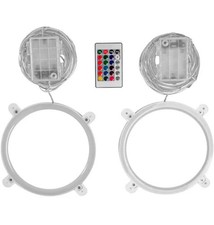 ACA Universal LED Cornhole Lighting Kit - 16 Colors - 4 Modes - 2 Pack 1 Remote