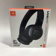 JBL Live 675 NC Noise-Cancelling Wireless On-Ear Bluetooth Headphones Black