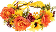 Maternity Woodland Photo Shoot Peony Flower Crown Hair Wreath Wedding Headband B