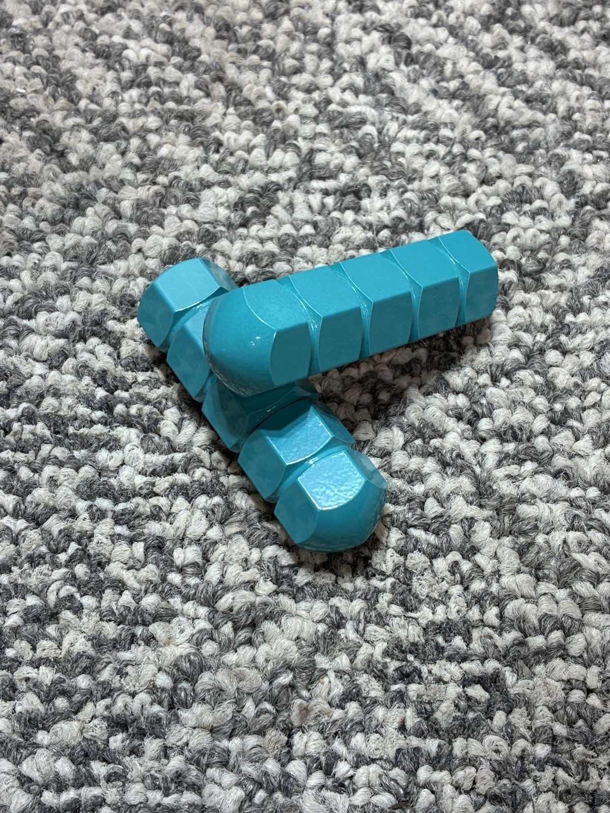 Old School Hard Luck BMX Bullet Pegs Solid 26t 3/8's Axle Teal