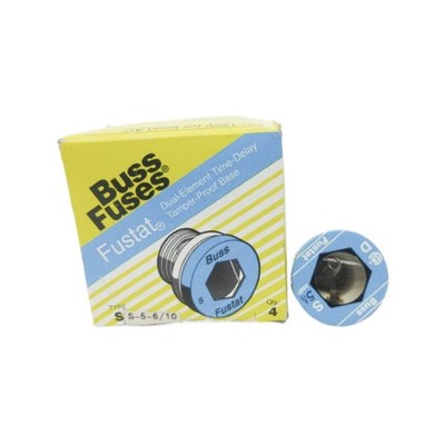 BUSSMANN S-5-6/10 (PKG OF 4) (YELLOW) NSMP