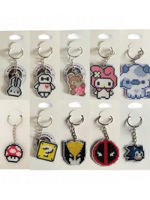 Schlüsselanhänger Fernsehfigur Rabbit Baymax Deadpool & mehr