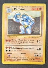 Pokemon TCG | Machoke 34/102 | Base Set Uncommon | Heavily Played