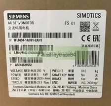 1PCS NEW SIEMENS V90 5KW Servo Motor 1FL6094-1AC61-2AH1