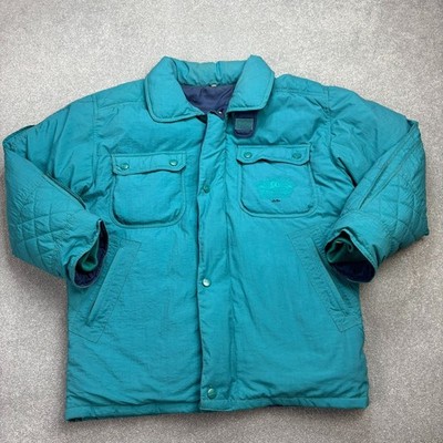 Ellesse Jacke Erwachsene Large grün Ski Daunen wattiert Bomber Schnee...