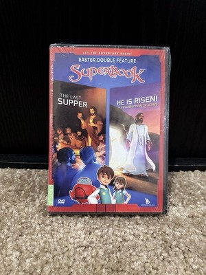 Superbook Last Supper & He is Risen Sermon On Mount [DVD] Rare & OOP. BRAND NEW!